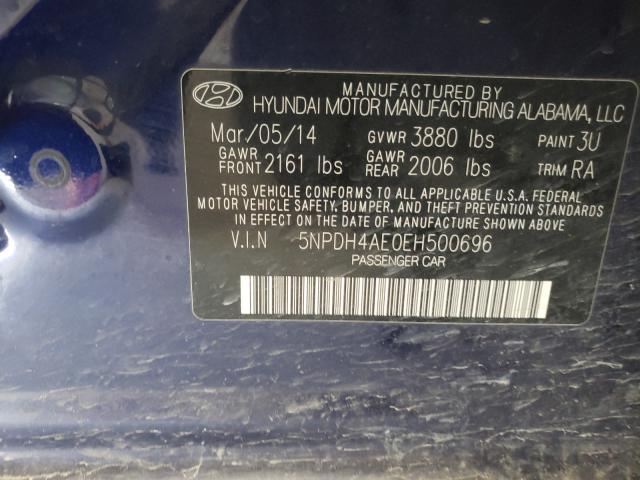 Photo 9 VIN: 5NPDH4AE0EH500696 - HYUNDAI ELANTRA SE 