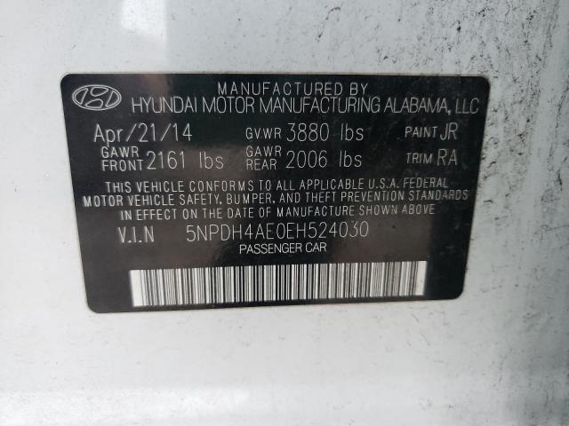 Photo 9 VIN: 5NPDH4AE0EH524030 - HYUNDAI ELANTRA 