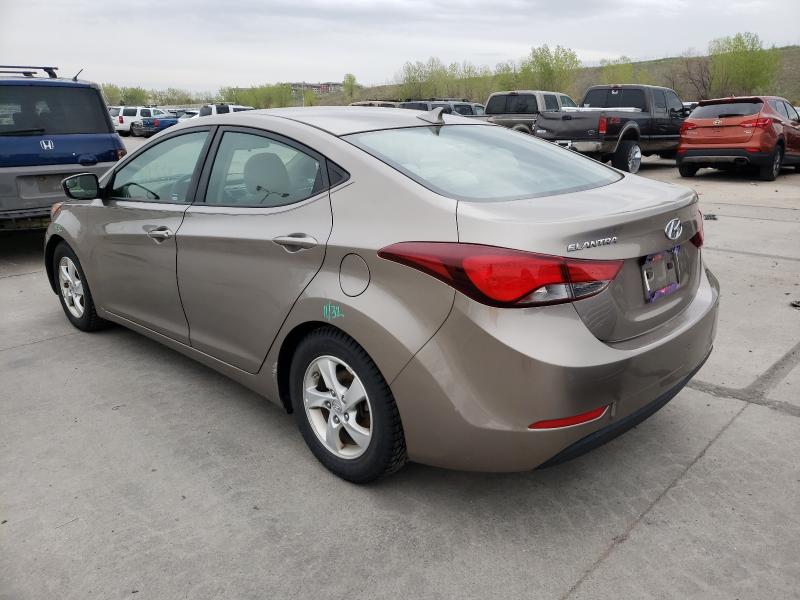 Photo 2 VIN: 5NPDH4AE0FH547843 - HYUNDAI ELANTRA SE 