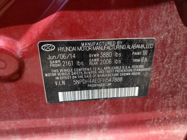 Photo 11 VIN: 5NPDH4AE0FH547888 - HYUNDAI ELANTRA 