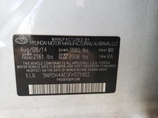 Photo 11 VIN: 5NPDH4AE0FH571902 - HYUNDAI ELANTRA SE 