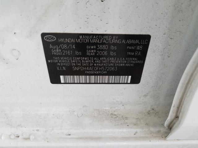 Photo 9 VIN: 5NPDH4AE0FH572063 - HYUNDAI ELANTRA 