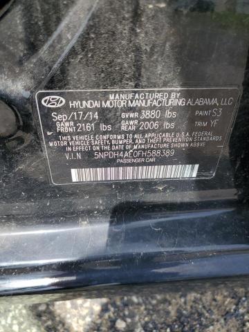 Photo 12 VIN: 5NPDH4AE0FH588389 - HYUNDAI ELANTRA 