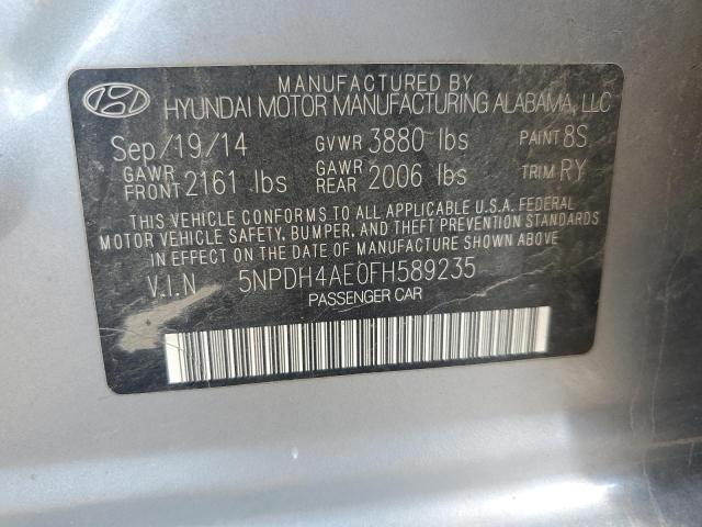 Photo 12 VIN: 5NPDH4AE0FH589235 - HYUNDAI ELANTRA SE 