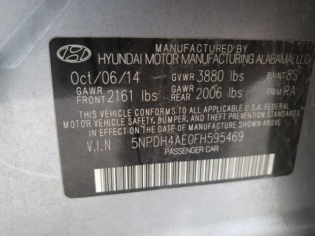 Photo 9 VIN: 5NPDH4AE0FH595469 - HYUNDAI ELANTRA SE 