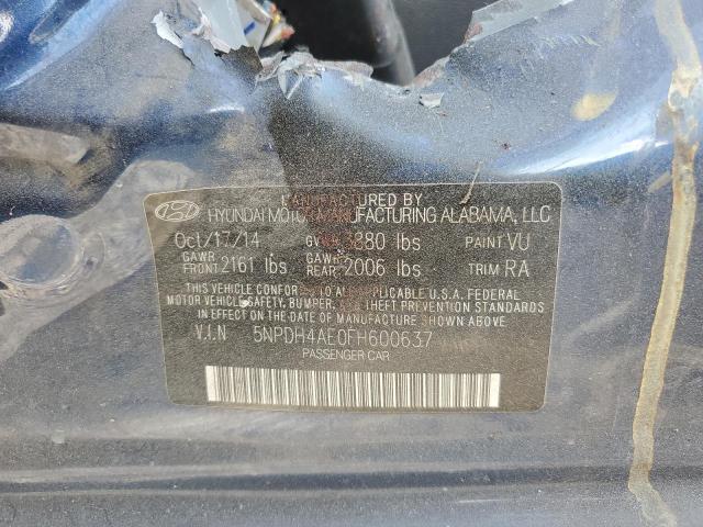 Photo 11 VIN: 5NPDH4AE0FH600637 - HYUNDAI ELANTRA 