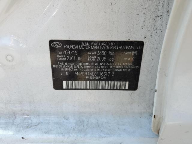 Photo 11 VIN: 5NPDH4AE0FH631712 - HYUNDAI ELANTRA 