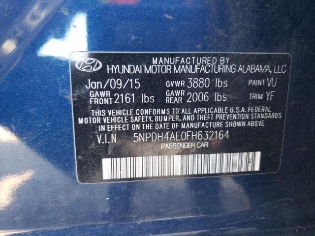 Photo 11 VIN: 5NPDH4AE0FH632164 - HYUNDAI ELANTRA SE 