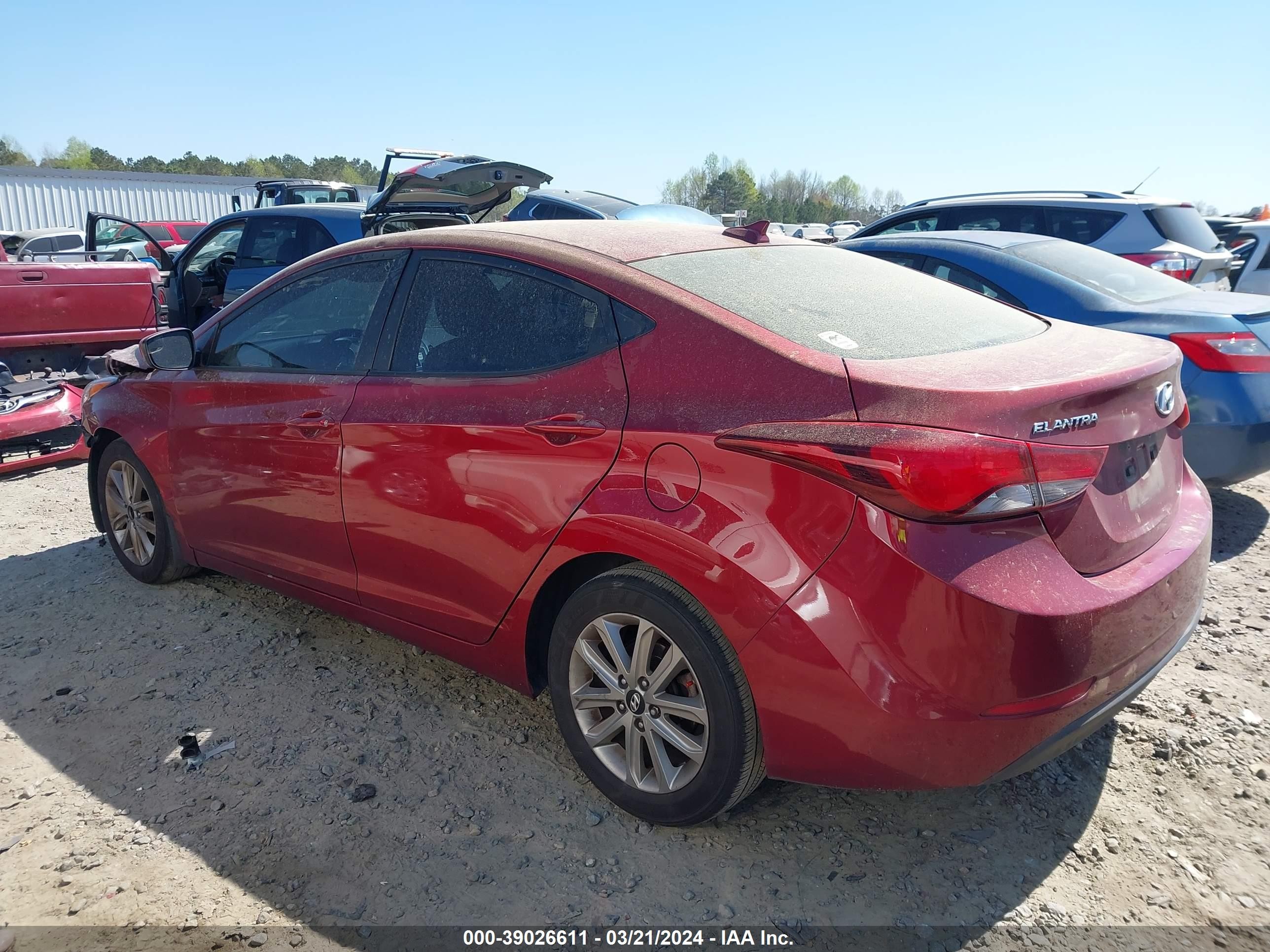 Photo 2 VIN: 5NPDH4AE0GH655574 - HYUNDAI ELANTRA 