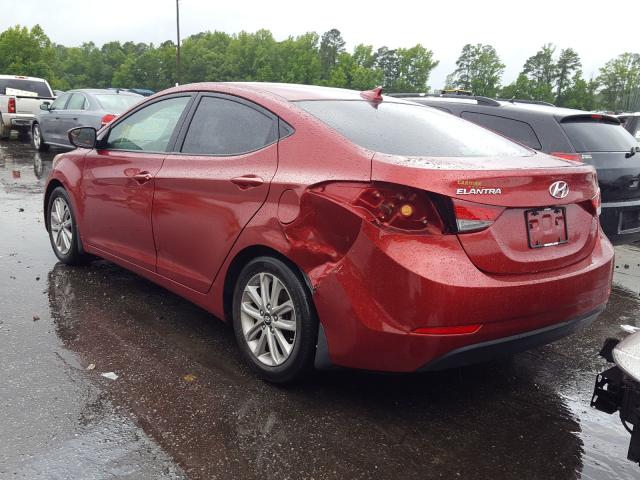 Photo 2 VIN: 5NPDH4AE0GH656000 - HYUNDAI ELANTRA SE 