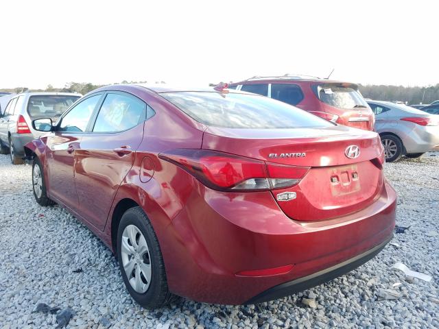 Photo 2 VIN: 5NPDH4AE0GH667935 - HYUNDAI ELANTRA SE 