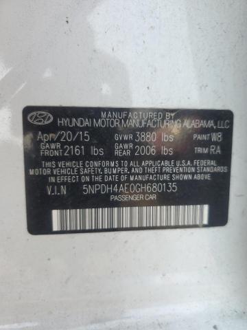 Photo 11 VIN: 5NPDH4AE0GH680135 - HYUNDAI ELANTRA SE 