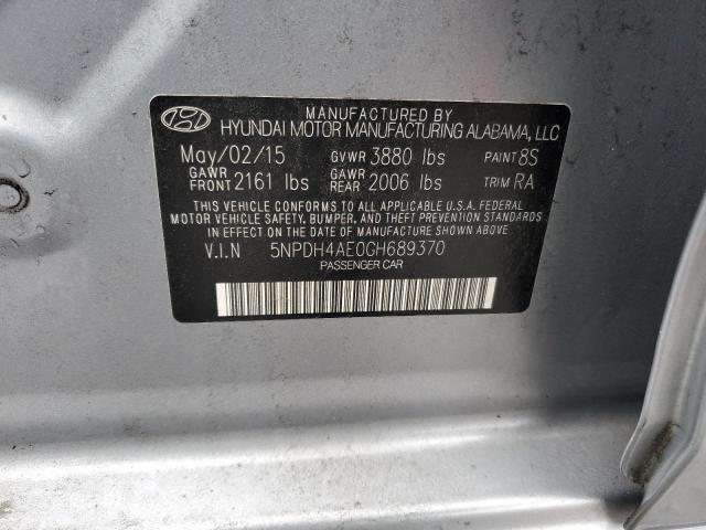 Photo 11 VIN: 5NPDH4AE0GH689370 - HYUNDAI ELANTRA 