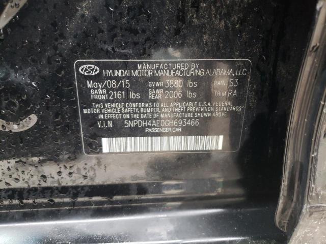 Photo 9 VIN: 5NPDH4AE0GH693466 - HYUNDAI ELANTRA 