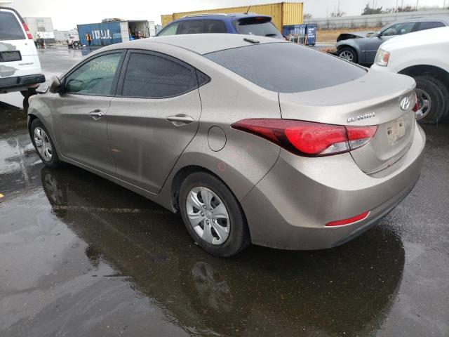 Photo 2 VIN: 5NPDH4AE0GH702747 - HYUNDAI ELANTRA SE 