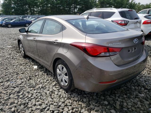 Photo 2 VIN: 5NPDH4AE0GH704465 - HYUNDAI ELANTRA SE 