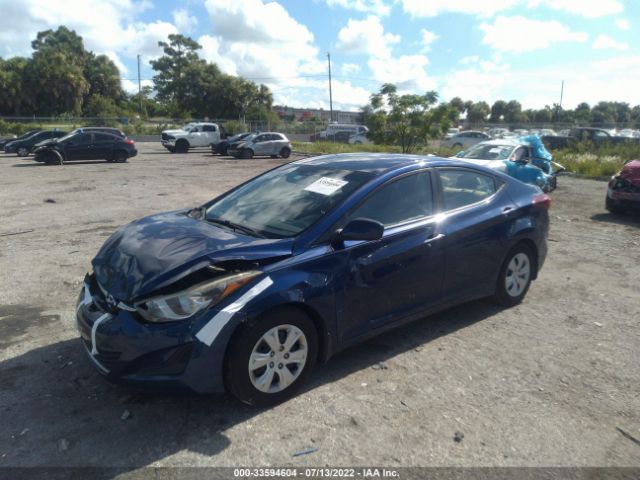 Photo 1 VIN: 5NPDH4AE0GH710783 - HYUNDAI ELANTRA 