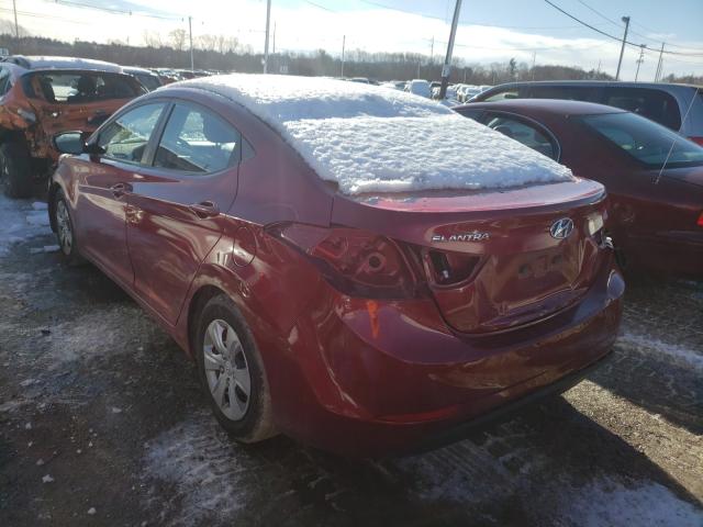 Photo 2 VIN: 5NPDH4AE0GH729544 - HYUNDAI ELANTRA SE 