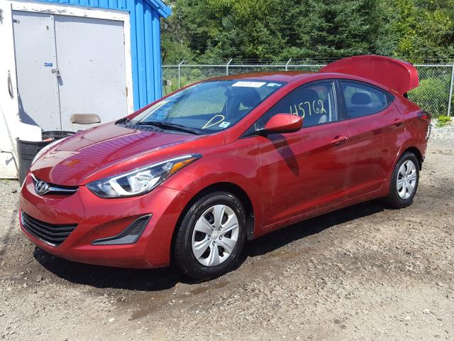 Photo 1 VIN: 5NPDH4AE0GH741239 - HYUNDAI ELANTRA SE 