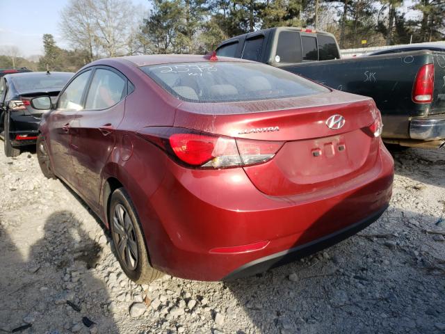 Photo 2 VIN: 5NPDH4AE0GH752578 - HYUNDAI ELANTRA SE 