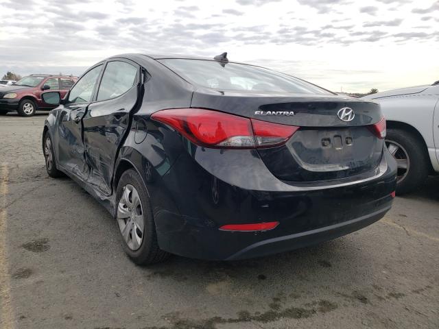 Photo 2 VIN: 5NPDH4AE0GH761541 - HYUNDAI ELANTRA SE 