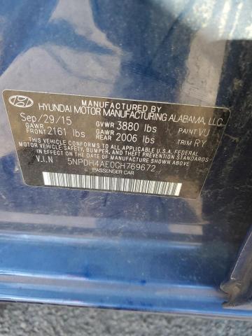 Photo 11 VIN: 5NPDH4AE0GH769672 - HYUNDAI ELANTRA SE 