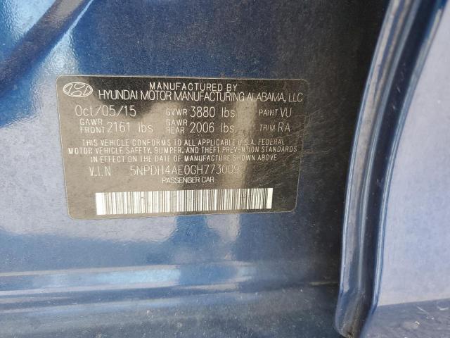 Photo 12 VIN: 5NPDH4AE0GH773009 - HYUNDAI ELANTRA 