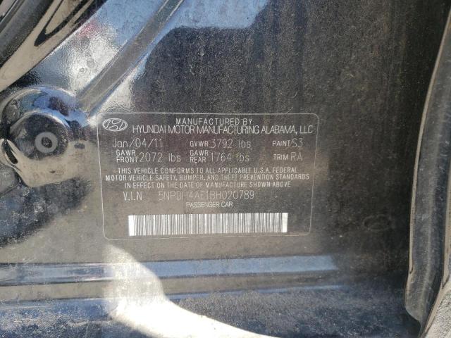 Photo 9 VIN: 5NPDH4AE1BH020789 - HYUNDAI ELANTRA GL 