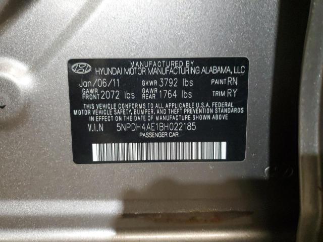 Photo 12 VIN: 5NPDH4AE1BH022185 - HYUNDAI ELANTRA 