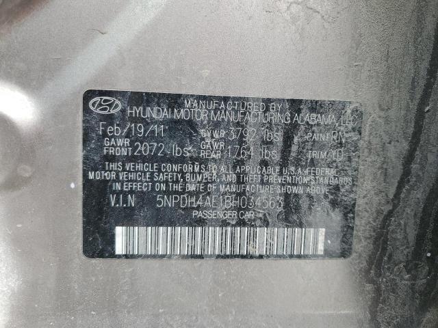 Photo 11 VIN: 5NPDH4AE1BH034563 - HYUNDAI ELANTRA 