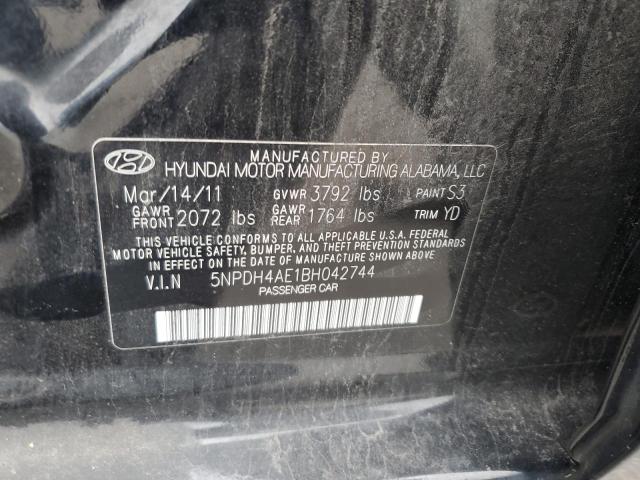 Photo 11 VIN: 5NPDH4AE1BH042744 - HYUNDAI ELANTRA GL 