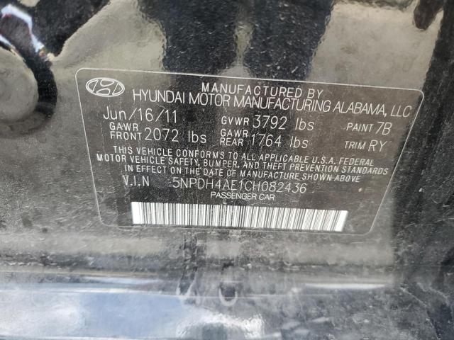 Photo 11 VIN: 5NPDH4AE1CH082436 - HYUNDAI ELANTRA GL 