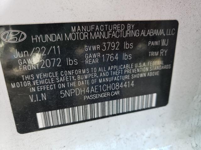 Photo 9 VIN: 5NPDH4AE1CH084414 - HYUNDAI ELANTRA 