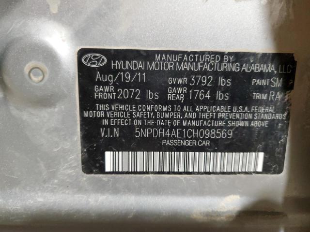 Photo 11 VIN: 5NPDH4AE1CH098569 - HYUNDAI ELANTRA 