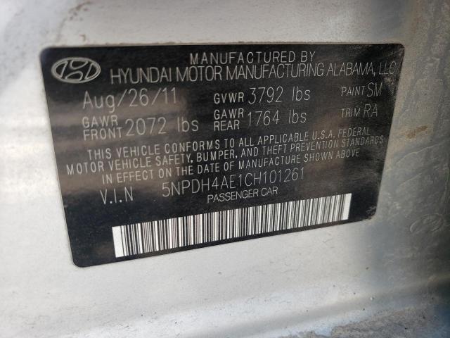 Photo 11 VIN: 5NPDH4AE1CH101261 - HYUNDAI ELANTRA 