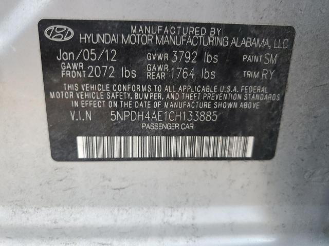 Photo 12 VIN: 5NPDH4AE1CH133885 - HYUNDAI ELANTRA 