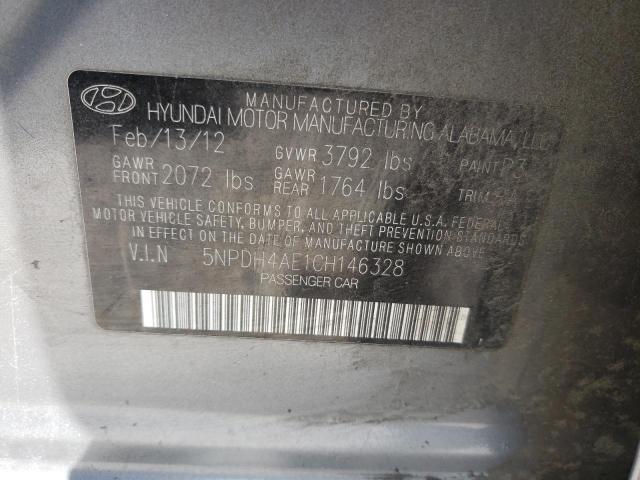 Photo 9 VIN: 5NPDH4AE1CH146328 - HYUNDAI ELANTRA GL 