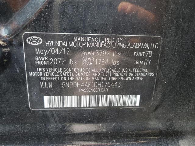 Photo 11 VIN: 5NPDH4AE1DH175443 - HYUNDAI ELANTRA 