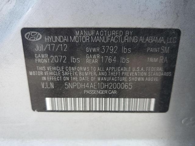 Photo 11 VIN: 5NPDH4AE1DH200065 - HYUNDAI ELANTRA GL 