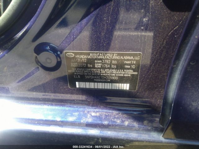 Photo 8 VIN: 5NPDH4AE1DH205900 - HYUNDAI ELANTRA 