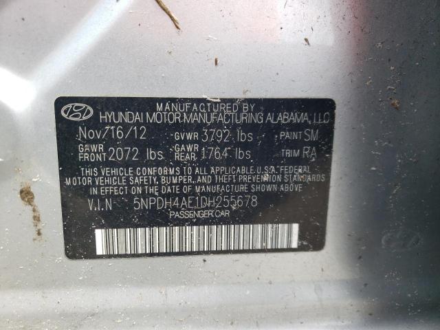 Photo 11 VIN: 5NPDH4AE1DH255678 - HYUNDAI ELANTRA GL 