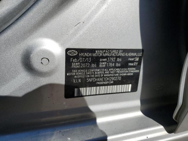 Photo 11 VIN: 5NPDH4AE1DH290270 - HYUNDAI ELANTRA GL 