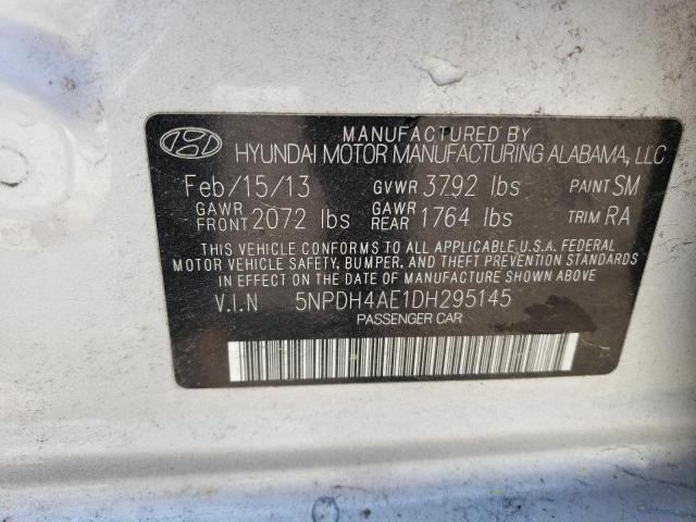 Photo 11 VIN: 5NPDH4AE1DH295145 - HYUNDAI ELANTRAGLS 