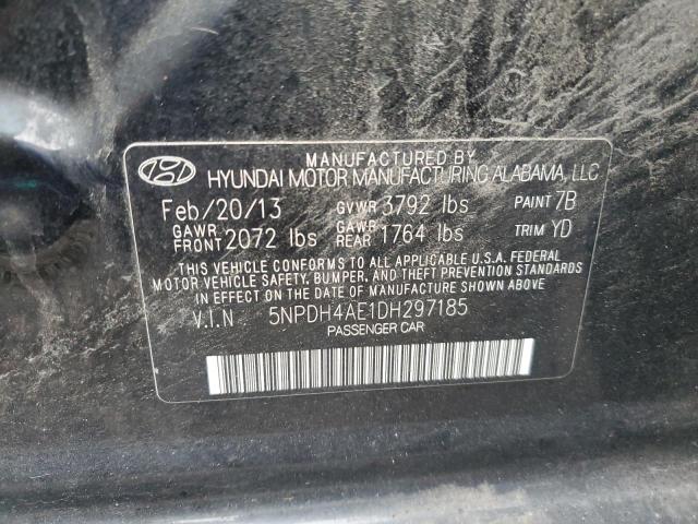 Photo 11 VIN: 5NPDH4AE1DH297185 - HYUNDAI ELANTRA GL 