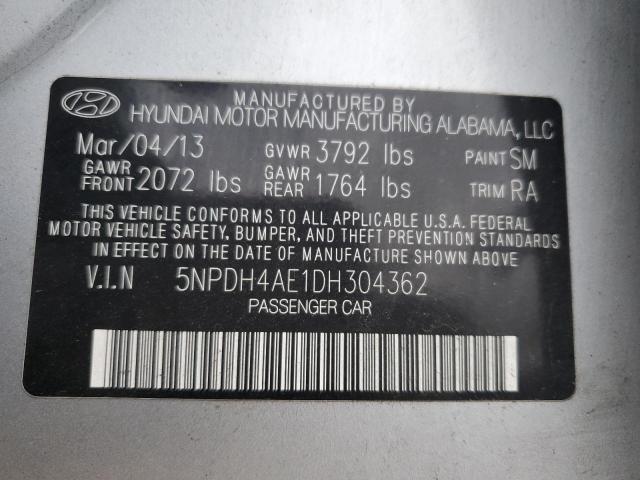 Photo 11 VIN: 5NPDH4AE1DH304362 - HYUNDAI ELANTRA 