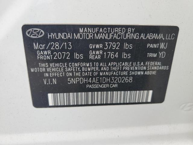 Photo 11 VIN: 5NPDH4AE1DH320268 - HYUNDAI ELANTRA 