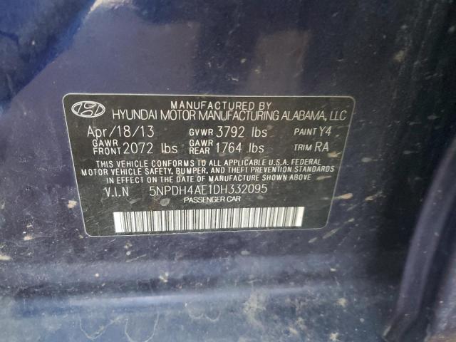 Photo 11 VIN: 5NPDH4AE1DH332095 - HYUNDAI ELANTRA GL 