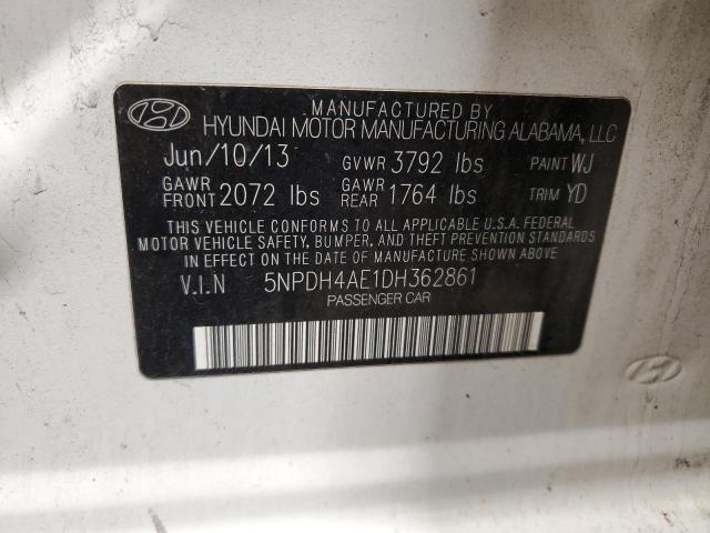 Photo 11 VIN: 5NPDH4AE1DH362861 - HYUNDAI ELANTRA 