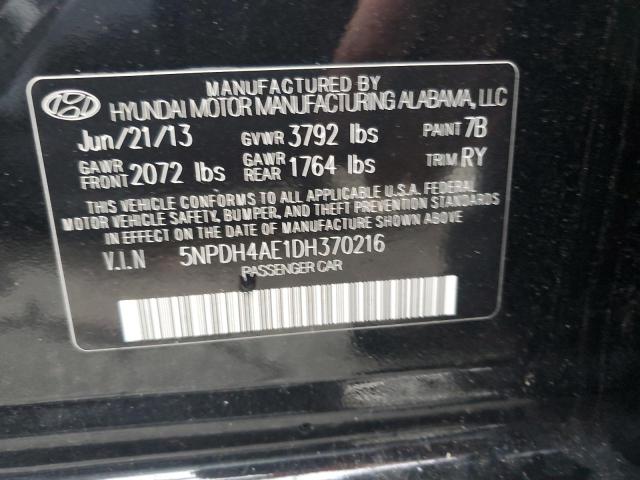 Photo 11 VIN: 5NPDH4AE1DH370216 - HYUNDAI ELANTRA GL 