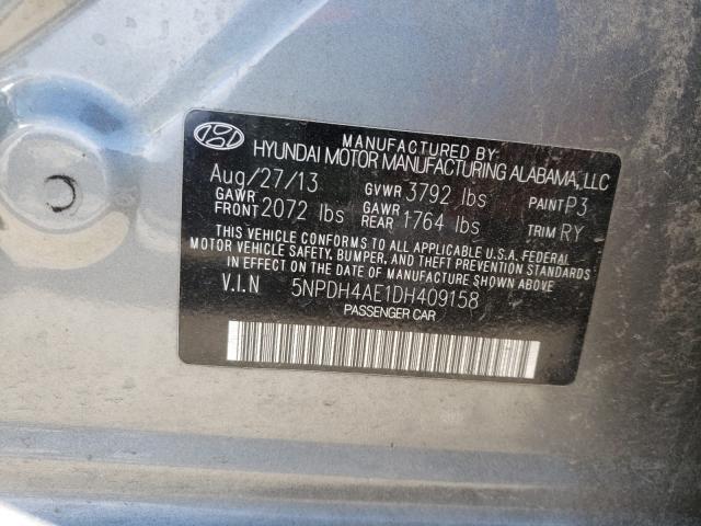 Photo 9 VIN: 5NPDH4AE1DH409158 - HYUNDAI ELANTRA GL 